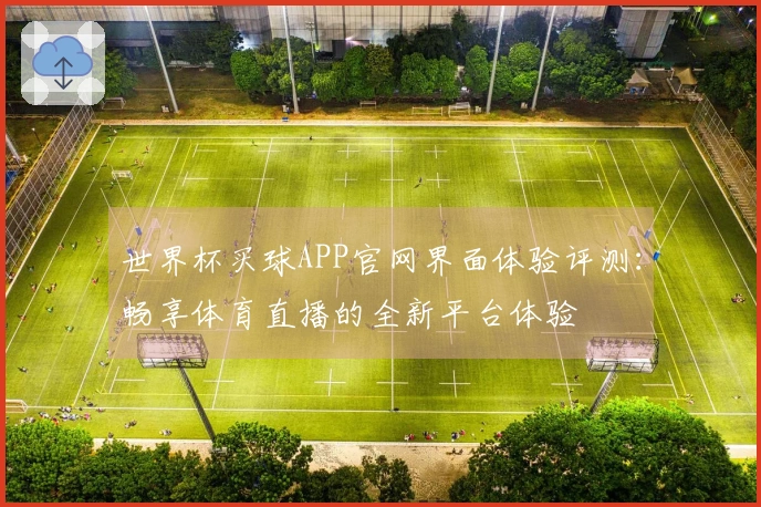 世界杯买球APP官网界面体验评测：畅享体育直播的全新平台体验
