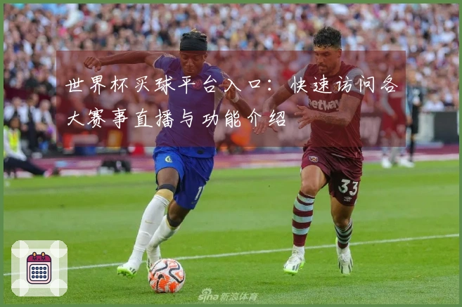世界杯买球平台入口：快速访问各大赛事直播与功能介绍