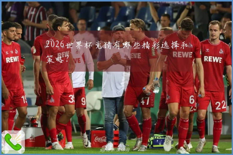 2026世界杯竞猜有哪些精彩选择和策略？